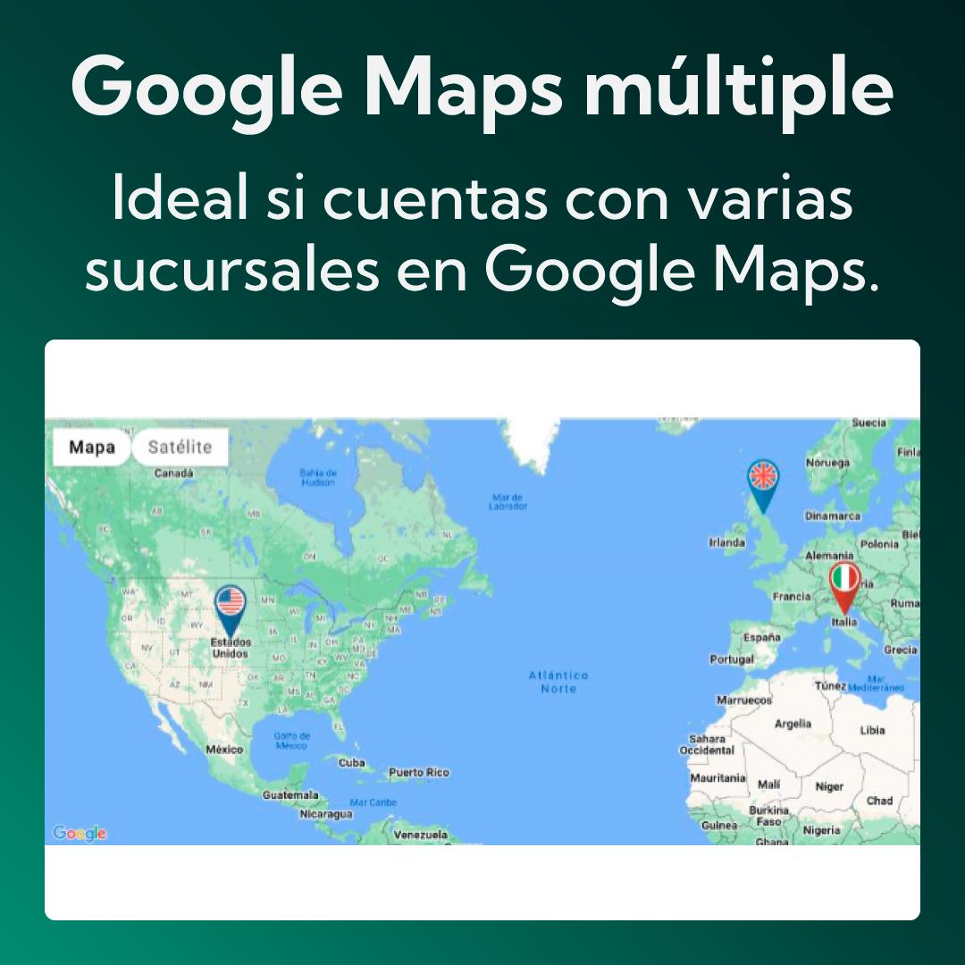 Google-Maps-múltiple